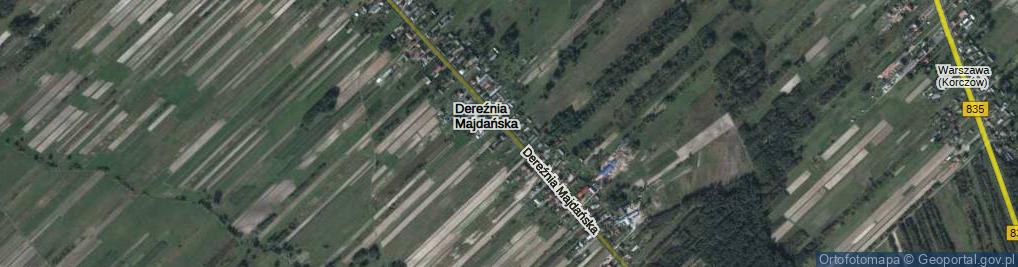 Zdjęcie satelitarne Dereźnia Majdańska ul.